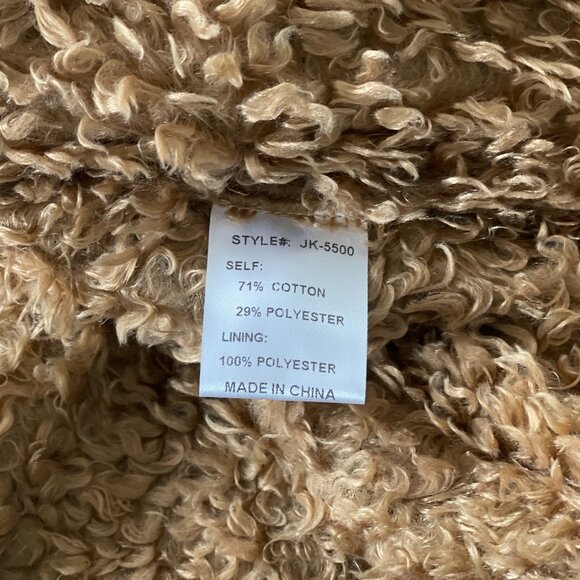 Grunge Punk Denim Hoodie Sherpa Lined Distressed Zip Up Black Jean Jacket - Picture 8 of 12